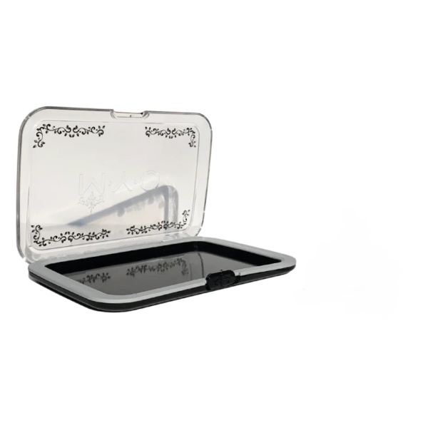 Pro Travel Makeup Case Clear Lid - Silverte F Pro Travel Makeup Case Clear Lid - Silver