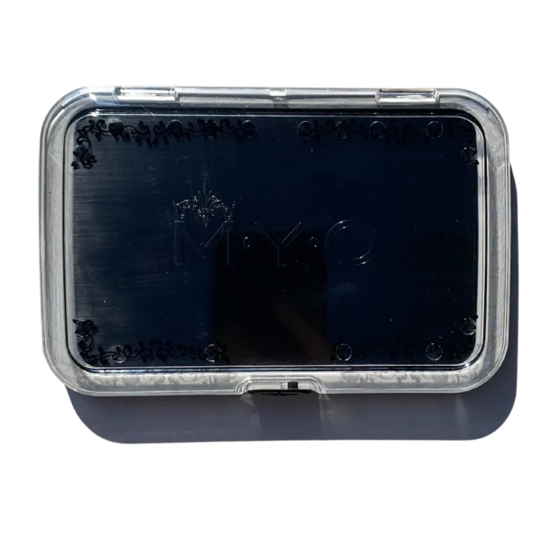 Pro Travel Makeup Case Clear Lid - Silver