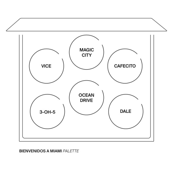 Mini Mix Face Palette - Bienvenidos A Miami Mini Mix Face Palette - Bienvenidos A Miami