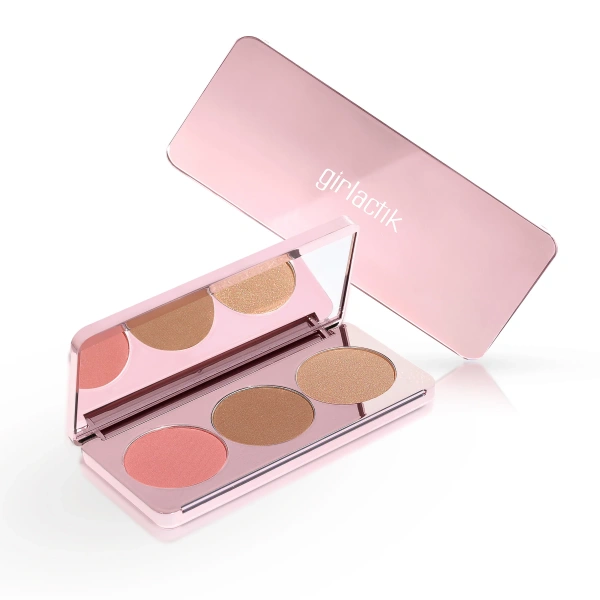 Blush Me & Glow Face Palette Medium Girlactik Blush Me & Glow Face Palette Medium