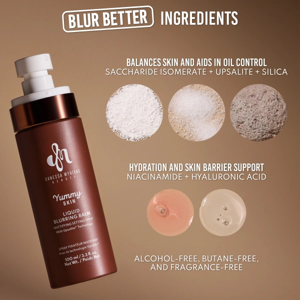 Yummy Skin Liquid Blurring Balm Mattifying Setting Spray Yummy Skin Liquid Blurring Balm Mattifying Setting Spray