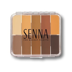 SENNA Slipcover® Cream to Powder Foundation Palette Medium - Dark