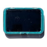 Pro Travel Makeup Case Clear Lid - Ice Blue